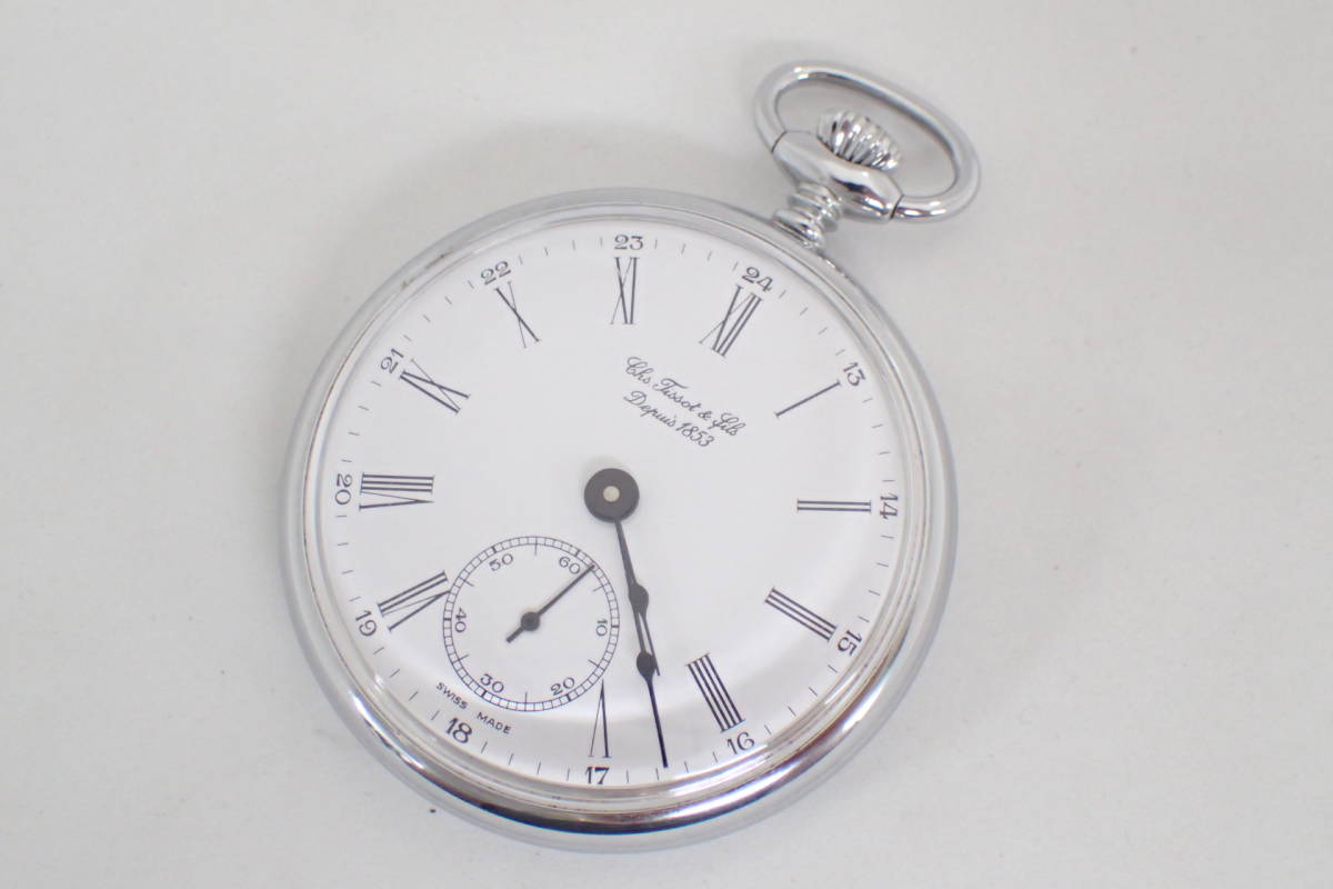The Tissot&Fils Depuis 1853 ティソ 懐中時計 手巻（1円