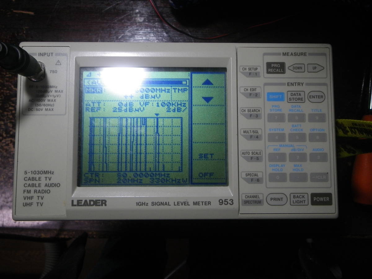 リーダー製 SIGNAL LEVEL METER 953 リーダー製 SIGNAL LEVEL METER 953