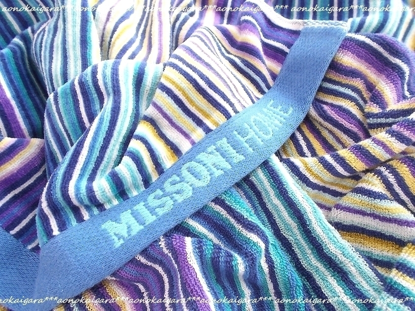 新品未使用 MISSONI HOME タオルケット 140x190cm（新品】新品
