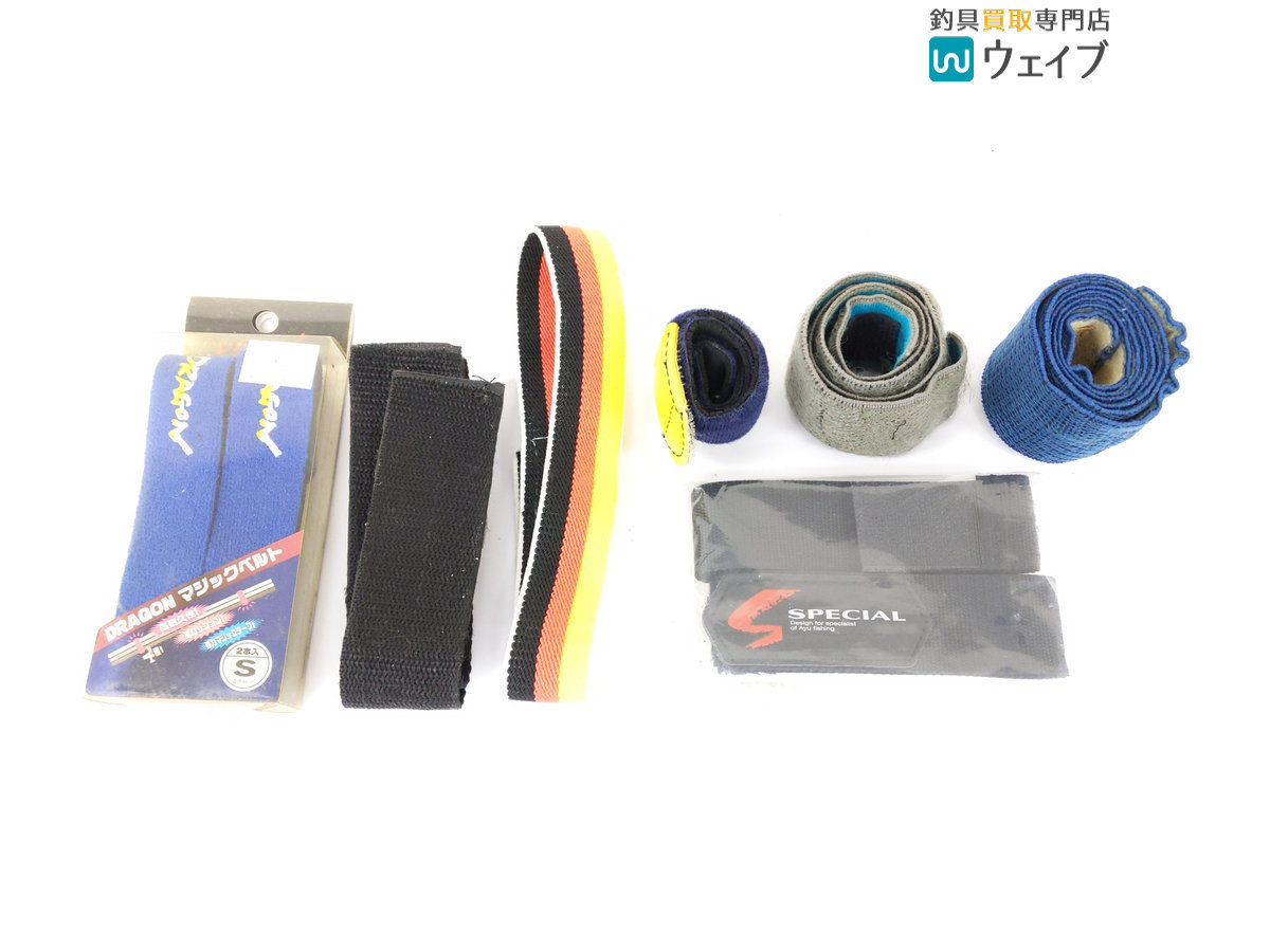 ダイワ Tomas リョービ ゲット ヤマシタ シマノ 等計80点 ロッドベルト 尻手ベルト コード 等釣り用品セット の落札情報詳細 ヤフオク落札価格情報 オークフリー スマートフォン版