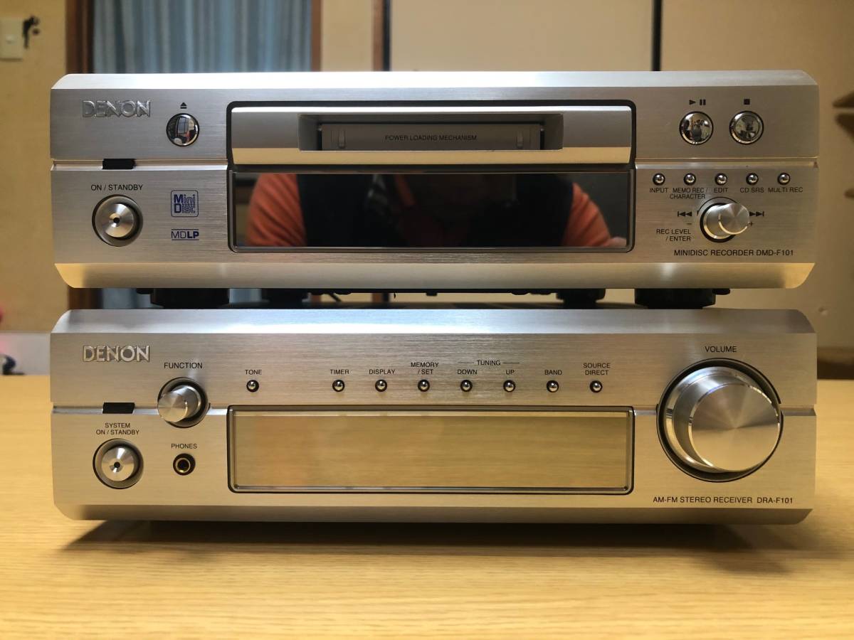 DENON DMD-F101 MDデッキ MDプレイヤー/レコーダー 完動品 【公式通販】