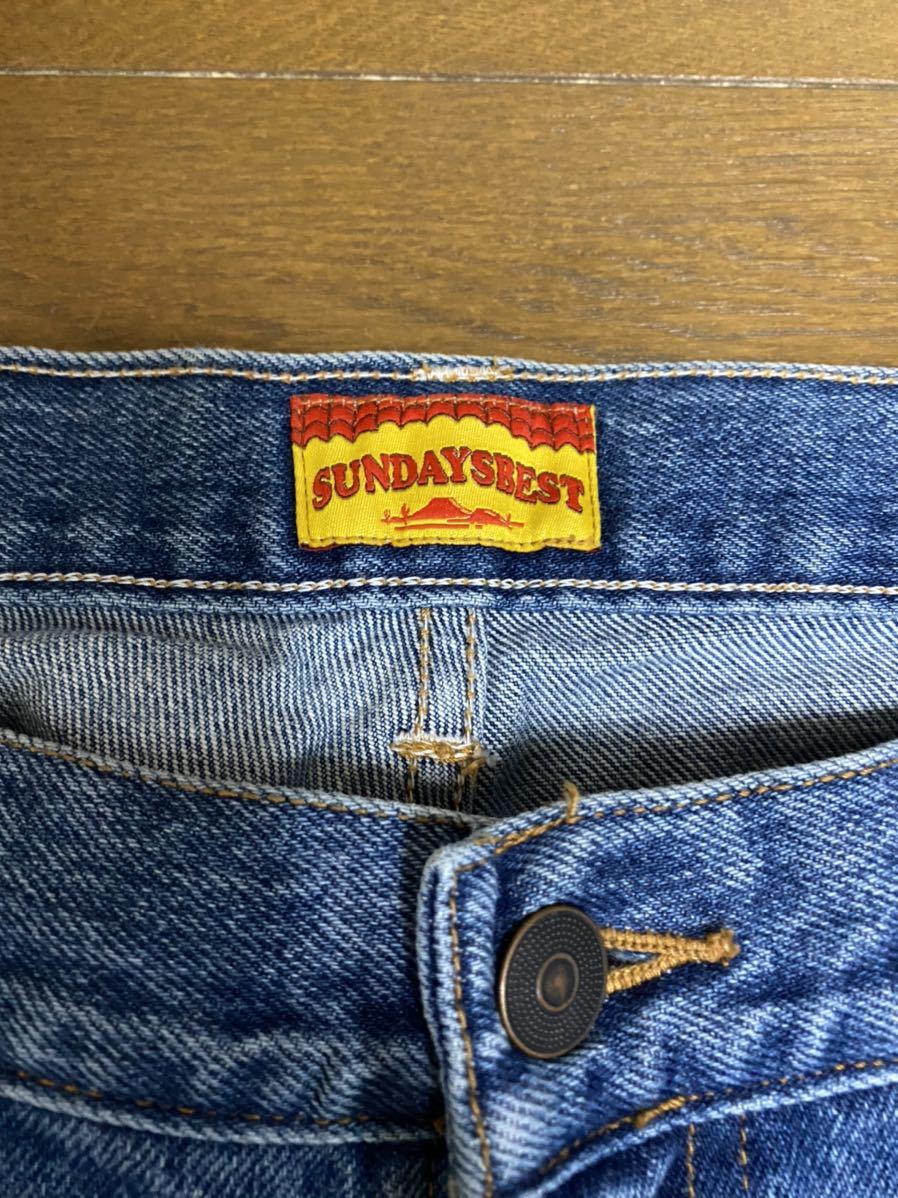 美品】SUNDAYS BEST サンデイズ ベスト REGULAR FIT STONE WASHED W36 