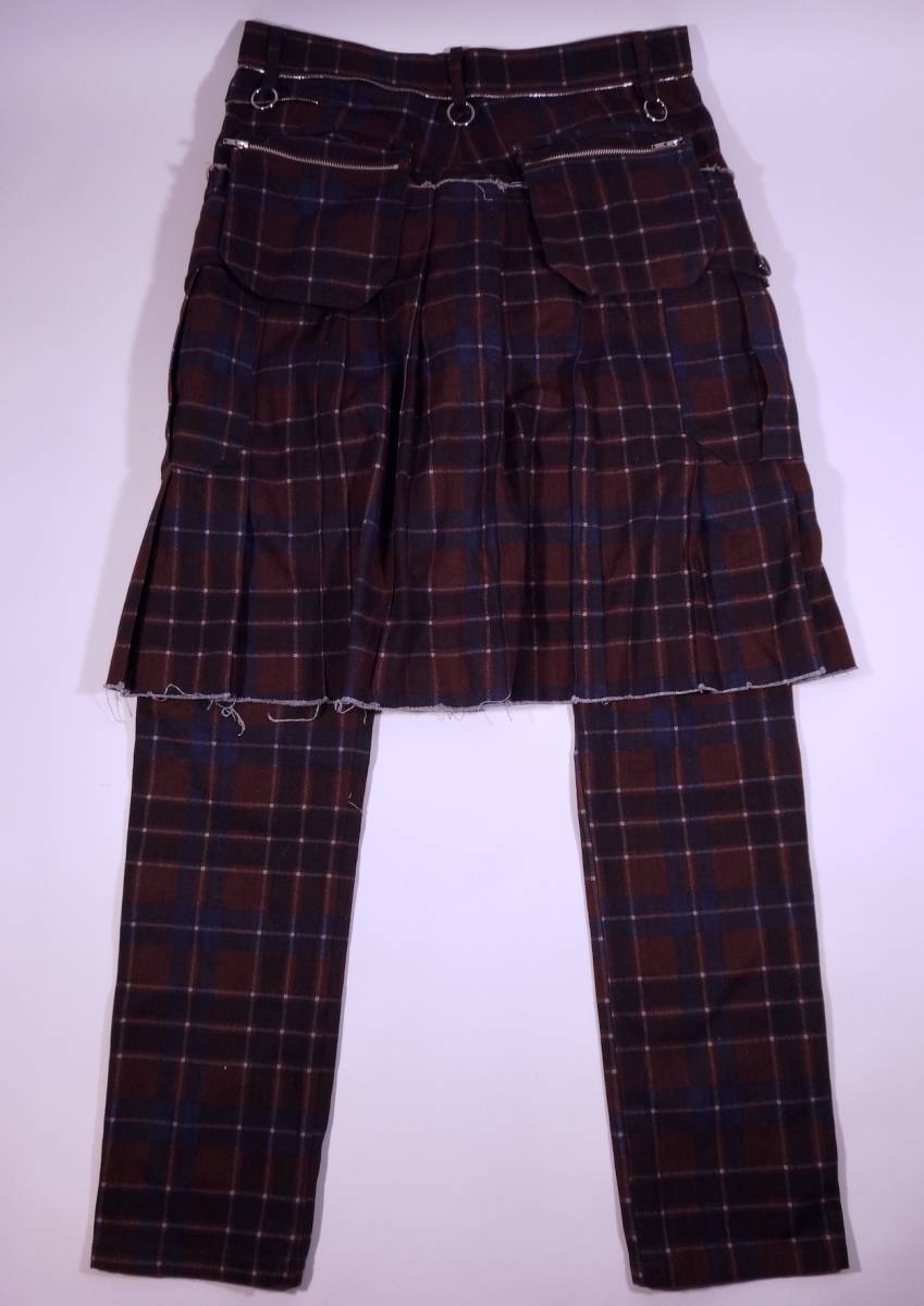 undercover scab チェックスカートパンツ undercover scab チェックスカートパンツ