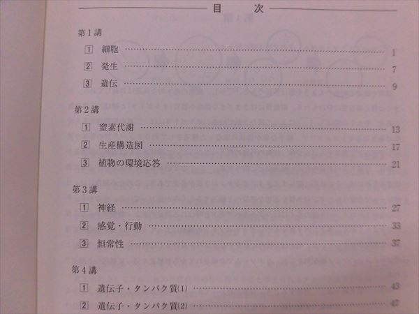 NY18-046 河合塾 東大生物/T(演習編)/テーマ(遺伝) 通年セット 2016 計