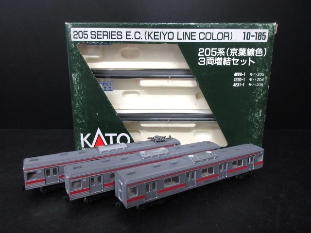 XA390☆KATO 10-185 205系 京葉線色 3両セット モハ205 モハ204 サハ