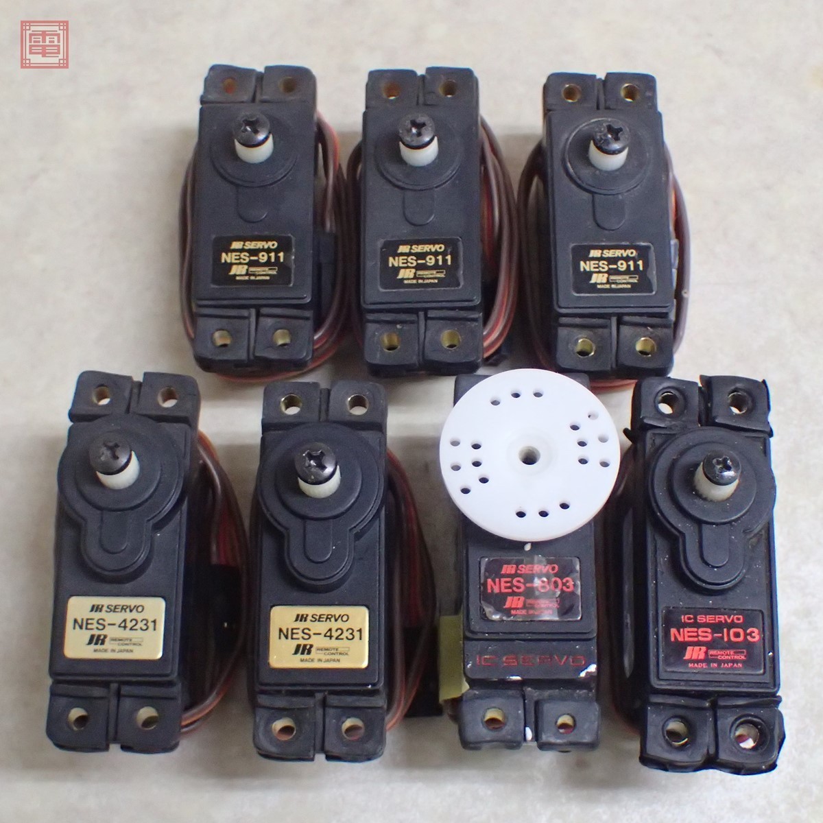 JR SERVO サーボ NES103/NES803/NES911/NES4231 計7個set RCパーツ ラジコン 未検品【10 の落札情報詳細 ヤフオク落札価格情報 オークフリー