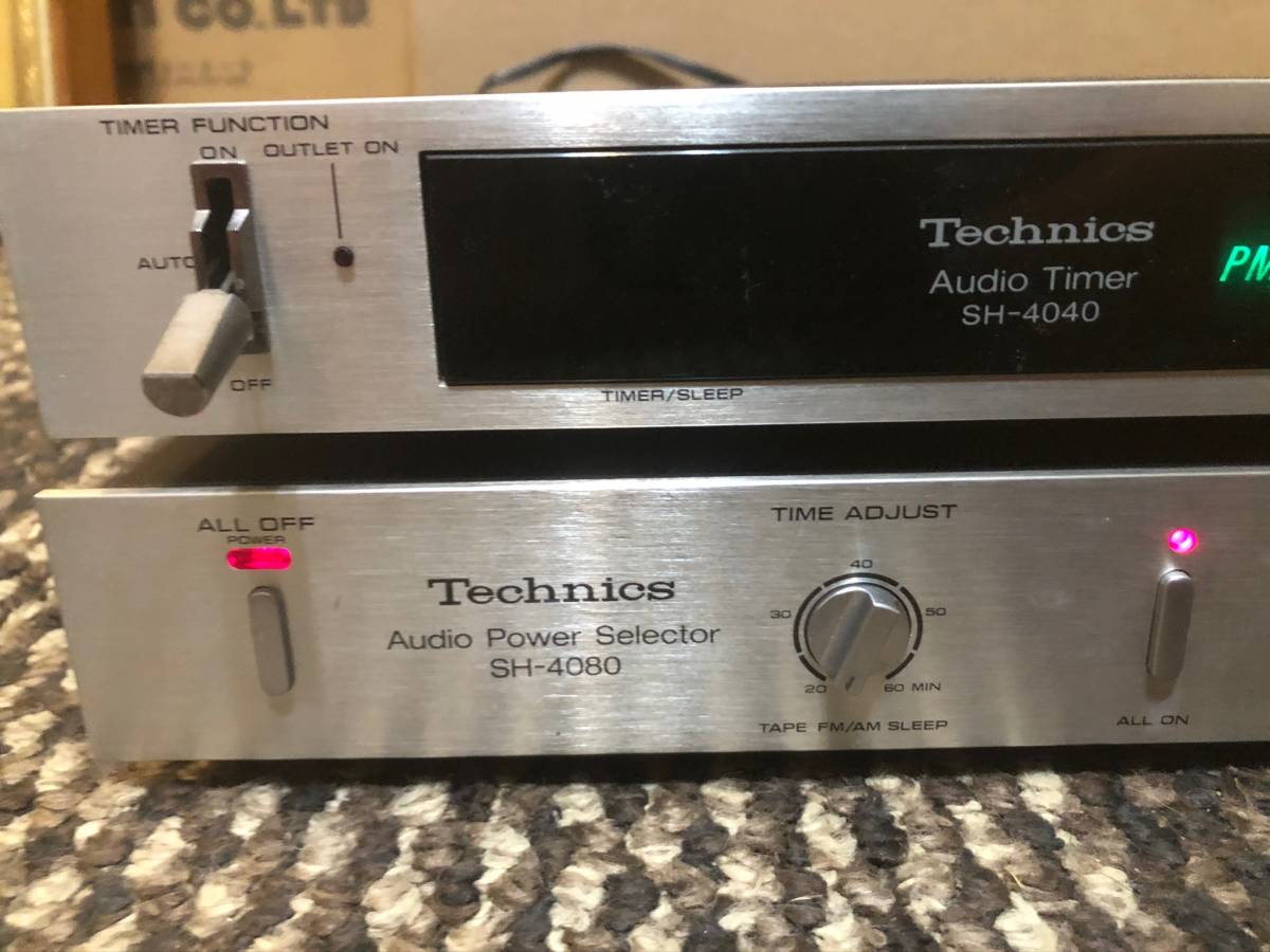 Technics SH-4080 ミキシングアンプ / SH-4040 オーディオタイマー