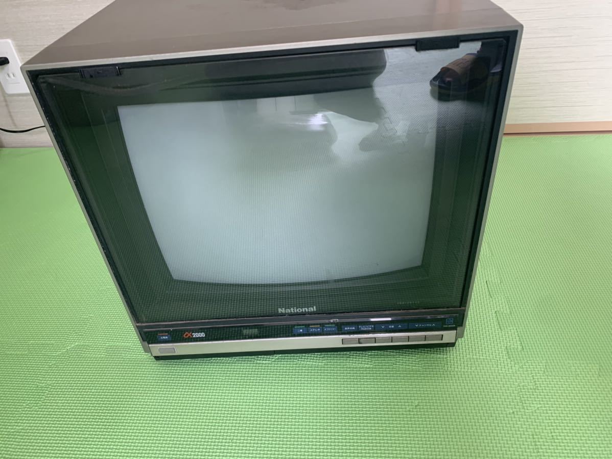 ナショナル　ブラウン管テレビ　th15-m15tvr 地デジチューナー付き ナショナル ブラウン管テレビ th15-m15tvr 地デジチューナー付き