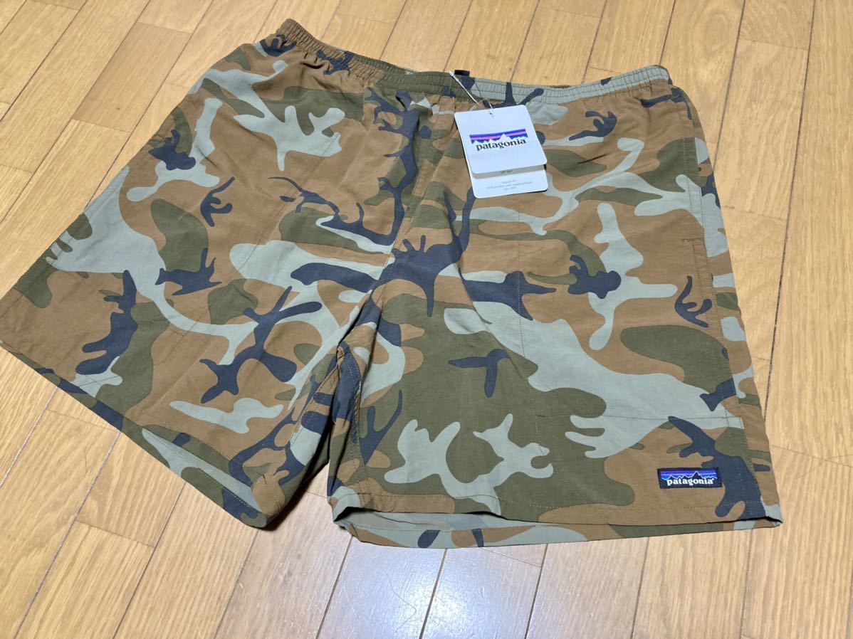 新品】新品 パタゴニア バギーズ ロング 7インチ XL フォレストカモ