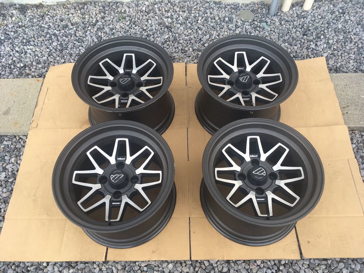 ファットレース 15インチ 8.5J 4穴 PCD100