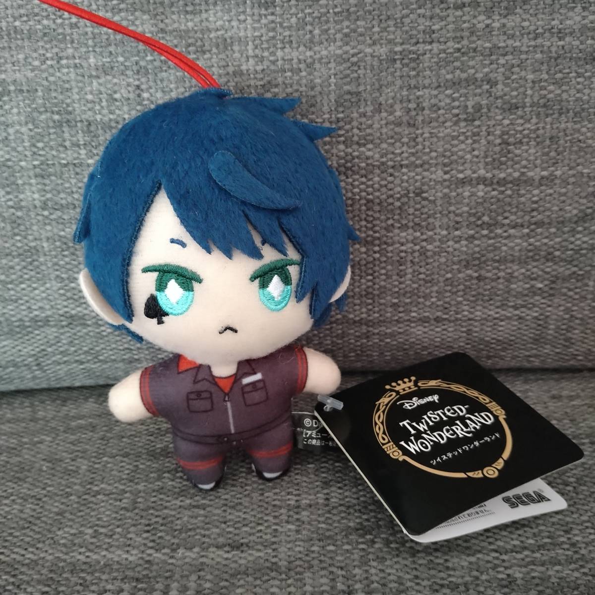 ぬいぐるみ　デュース・スペード ビッグぬいぐるみ ハーツラビュル 「ディズニー ツイステッドワンダーランド」 ANIPLEX+限定 中古ぬいぐるみ デュース・スペード ビッグぬいぐるみ