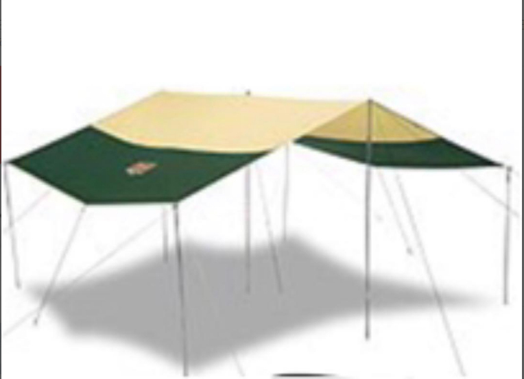 美品Coleman コールマン スクエアタープ DX コールマン タープ