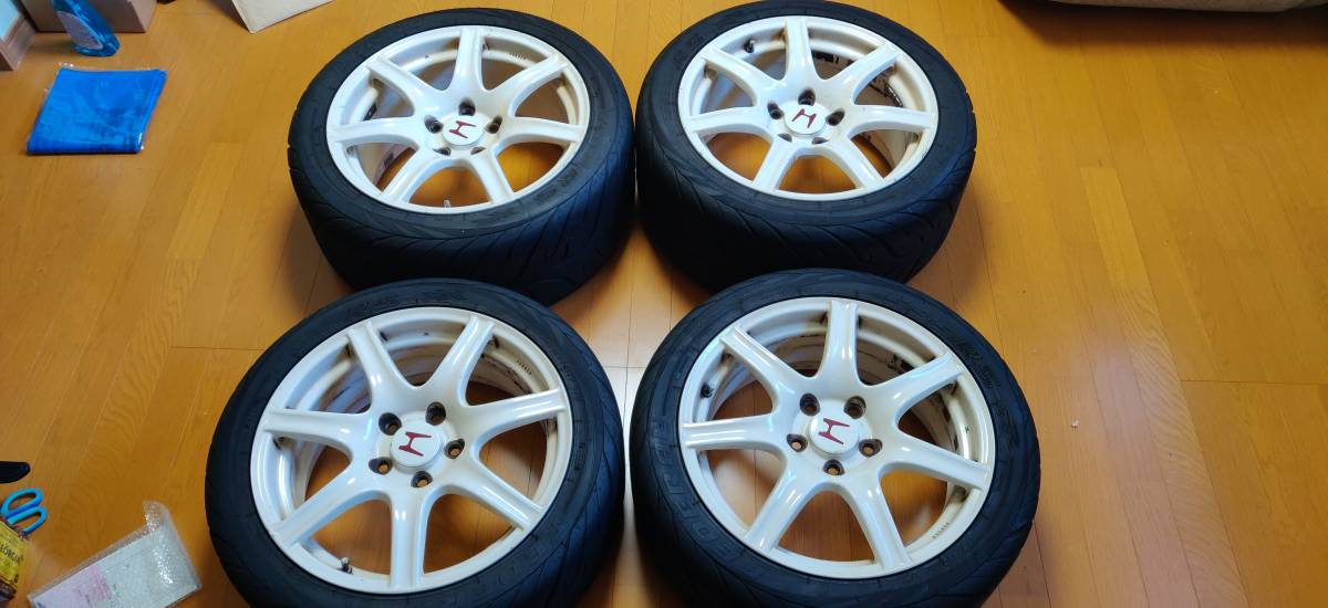 Na2 Nsx R 後期純正ホイール フロント17 7jj 55 ２本 リヤ 17 9jj 56 ２本 センターキャップは前期 S2000で使用 の落札情報詳細 ヤフオク落札価格情報 オークフリー スマートフォン版