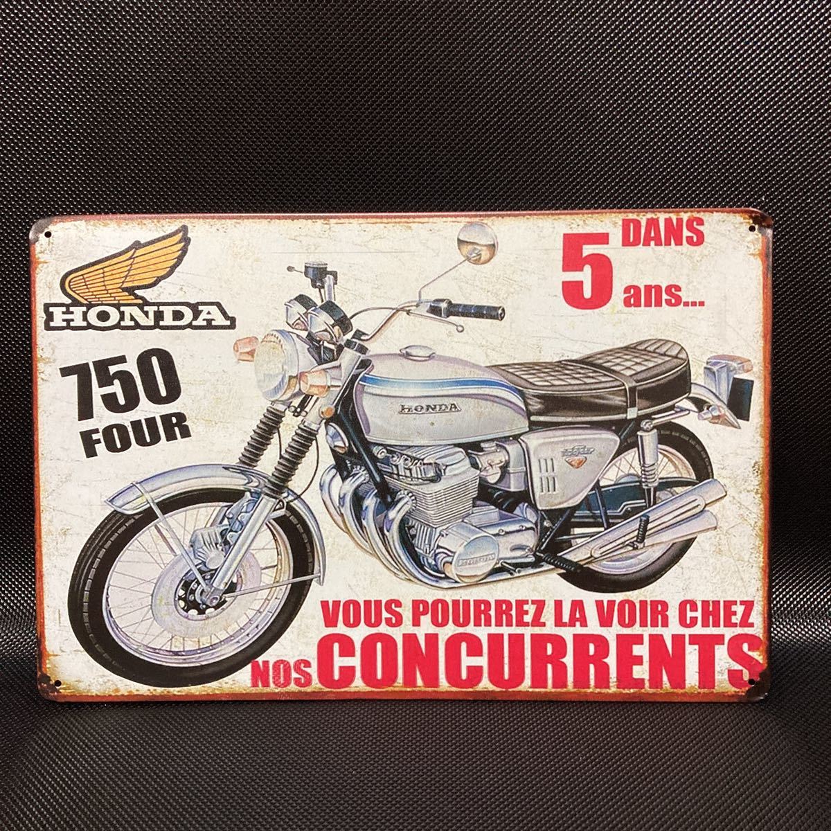 ホンダ HONDA 旧車 看板 レトロ 昭和レトロ 正規品 バイク 単車