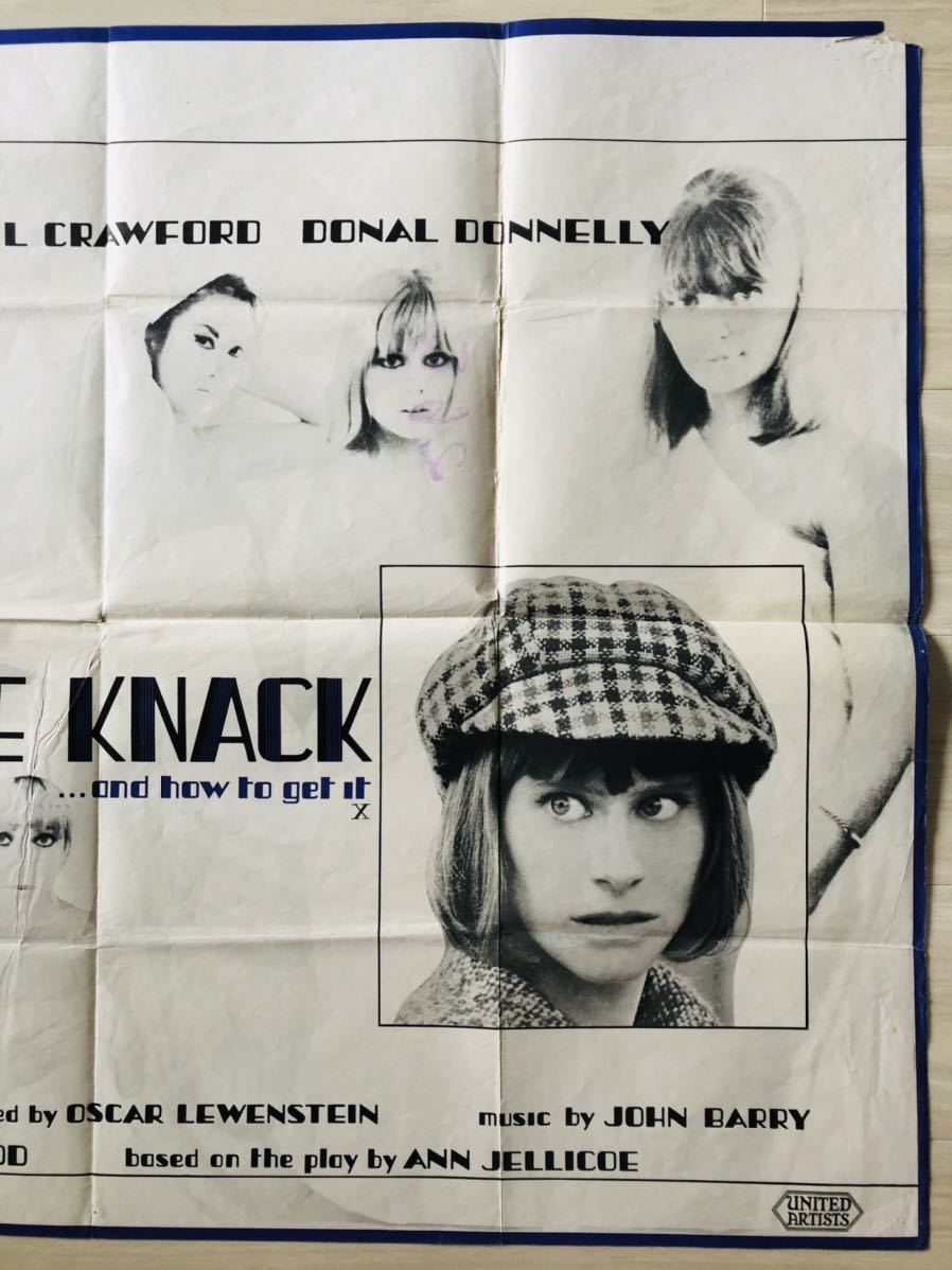 ナック 1965 映画ポスター Uk版 オリジナルポスター イギリス版ポスター リチャード レスター監督 渋谷系 の落札情報詳細 ヤフオク落札価格情報 オークフリー スマートフォン版