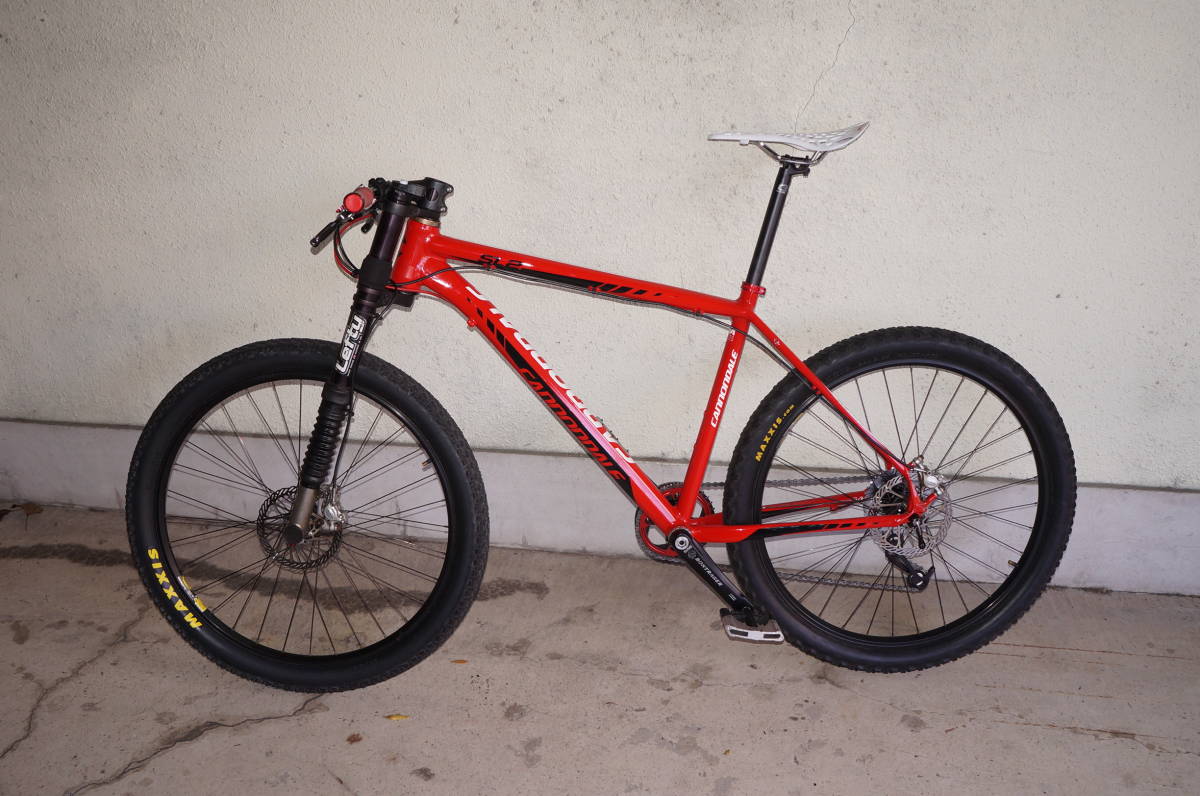 Cannondale lefty 26インチ ハードテイル MTB Lサイズ 赤 レッド