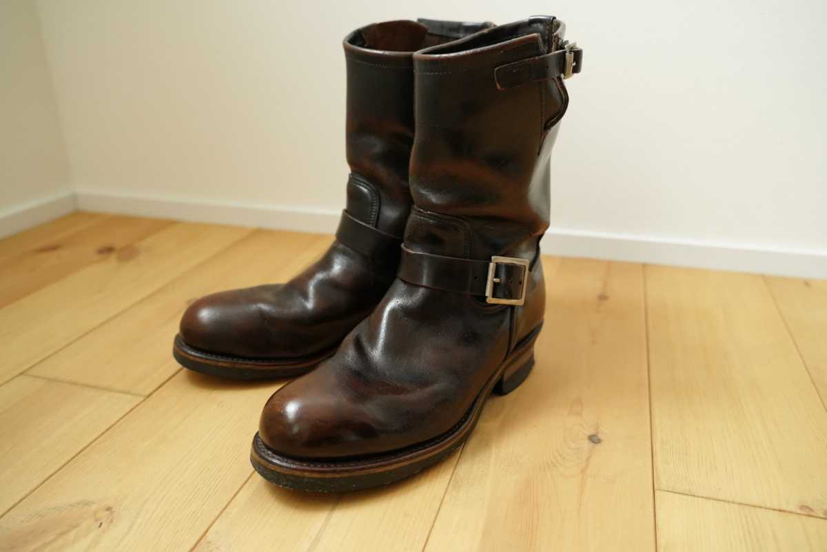 レッドウィング PT91 2268 エンジニアブーツ 7 1/2 全茶芯・pt83】RED