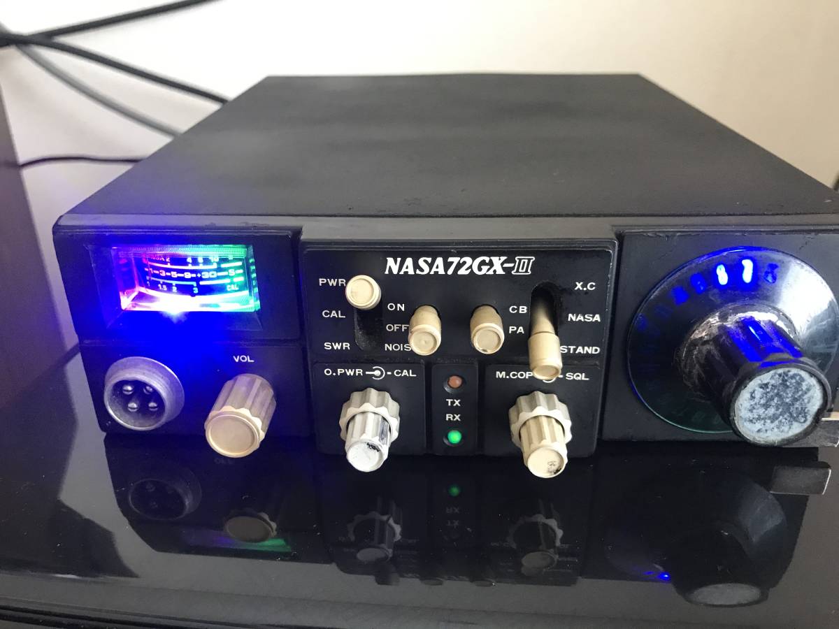 トランシーバー NASA アマチュア無線交信 28MHzAM NASA72GXハリケーン（CB無線機改