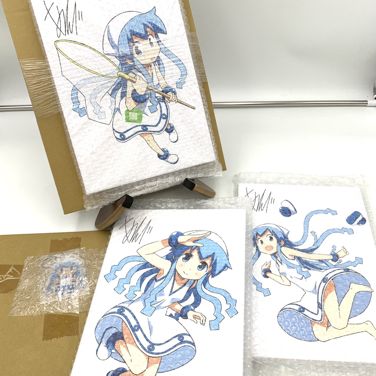 A3キャンバスパネル 3点セット 侵略!イカ娘 希少 レア 侵略 ! イカ娘 キャンバスパネル 3種類 期間限定 A4