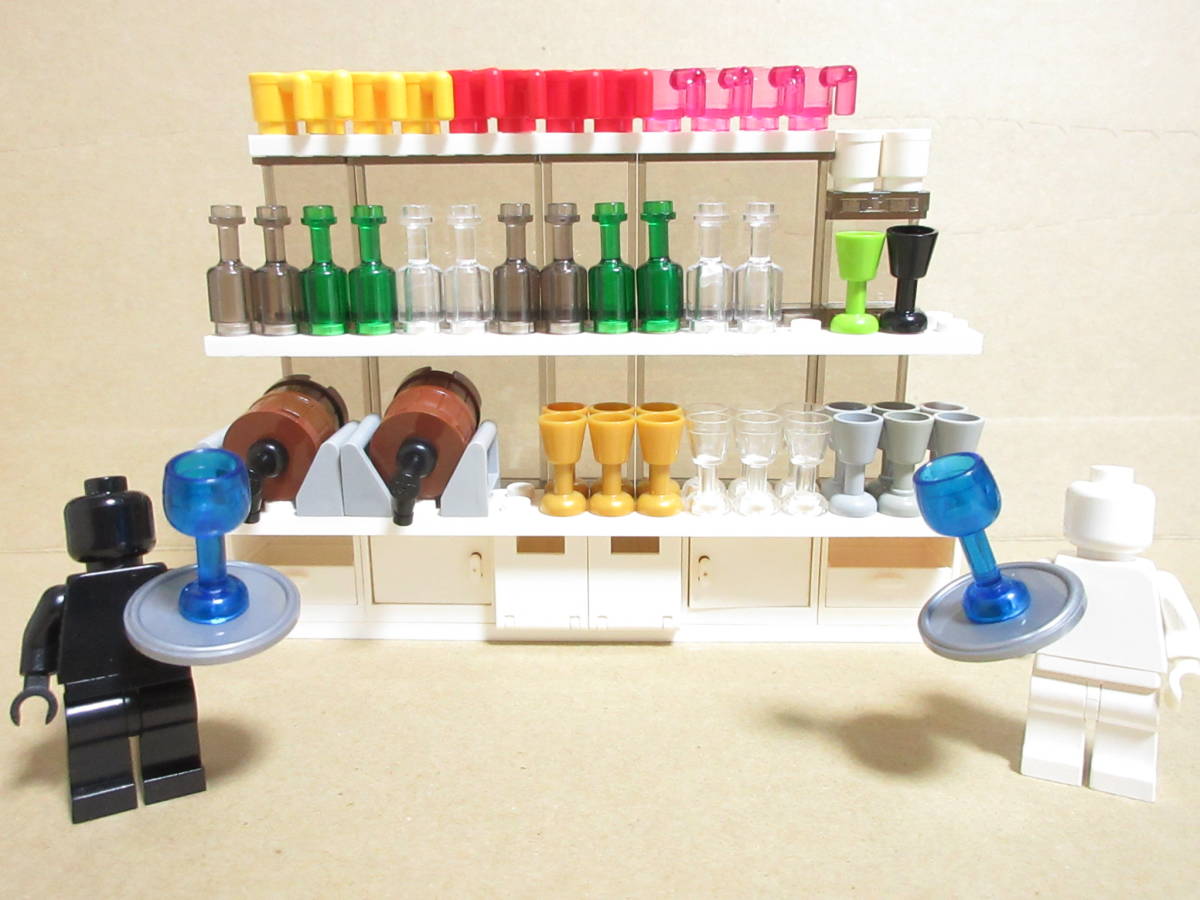 Lego Bar ラウンジセット グラス ワイン お酒 飲み物 ウェイター ホテル ボーイ レストラン エキスパート シティ パーツ 同梱可能 レゴ の落札情報詳細 ヤフオク落札価格情報 オークフリー スマートフォン版