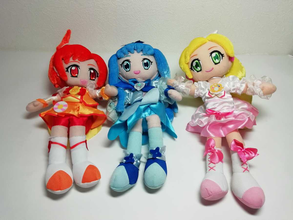 送料無料】プリキュア ふんわりキュアフレンズ ぬいぐるみ 現状品の