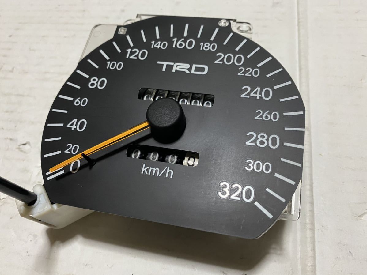 jzx90 TRD フルスケールメーター ツアラー Vタコメーター 320km