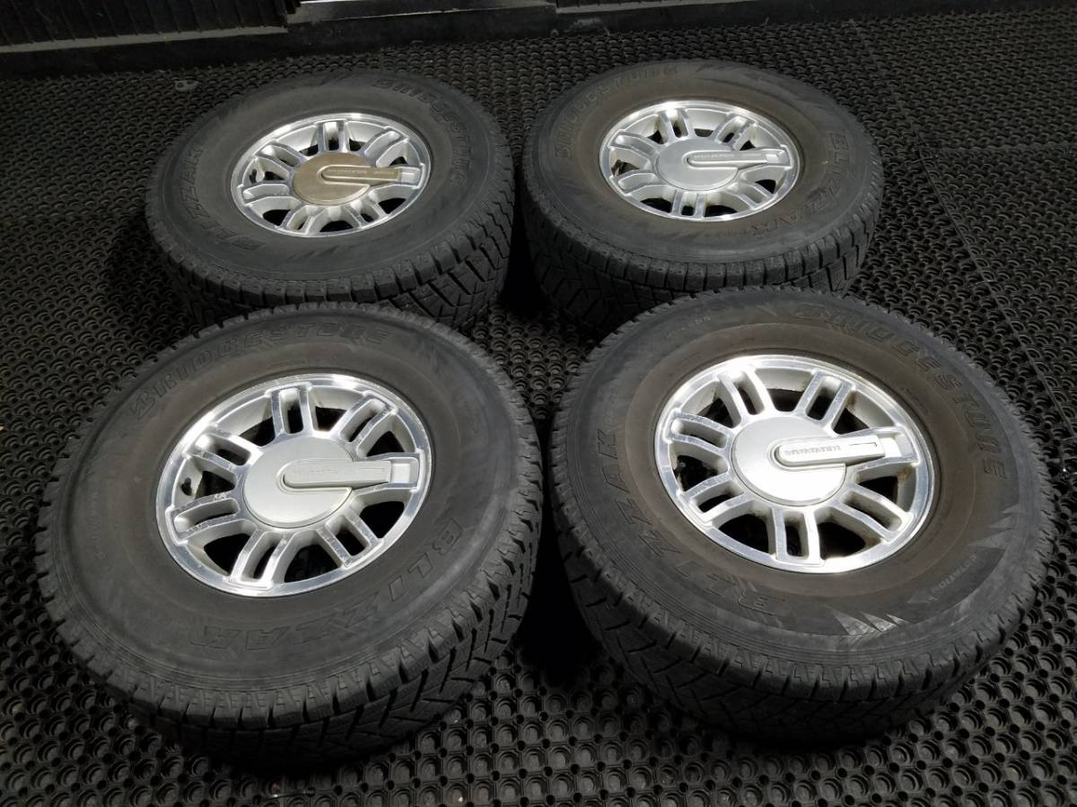 ハマーH３ 純正ホイール スタッドレスタイヤの落札情報詳細 - ヤフオク ...