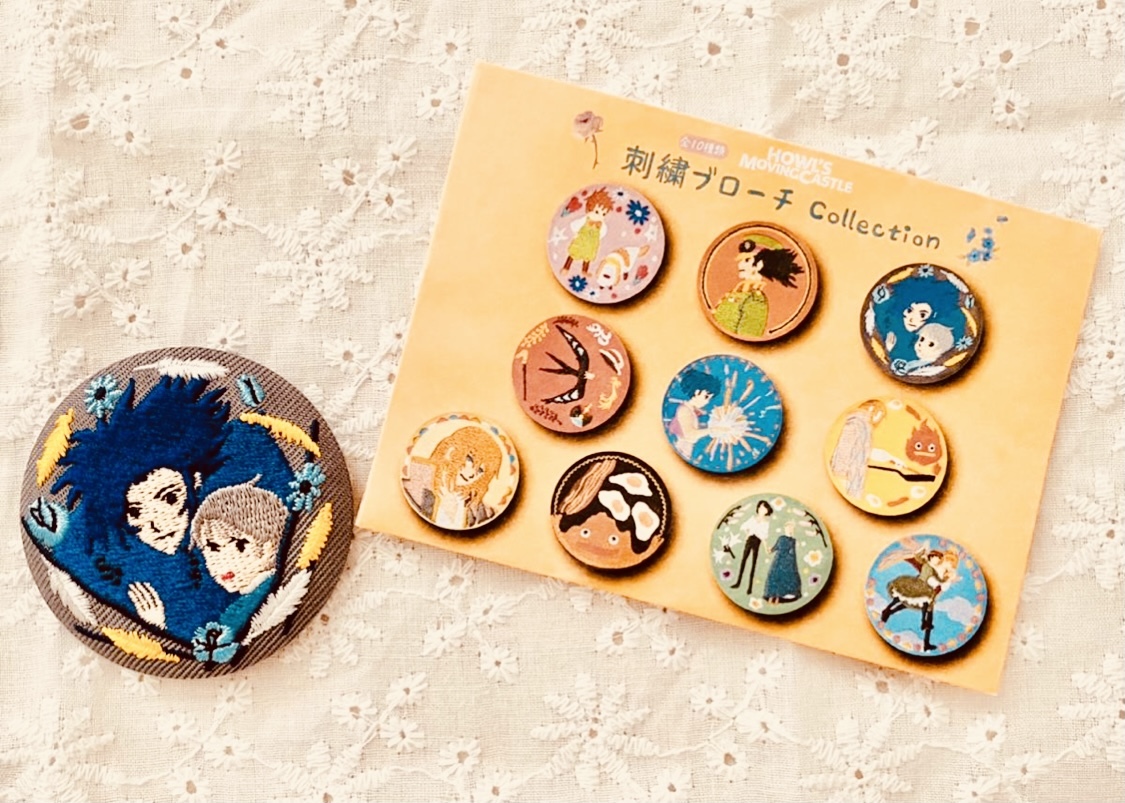 スタジオジブリ ジブリがいっぱい 刺繍ブローチコレクション 千