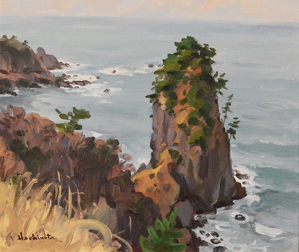 七尾市の日展作家、八野田博先生の絵
