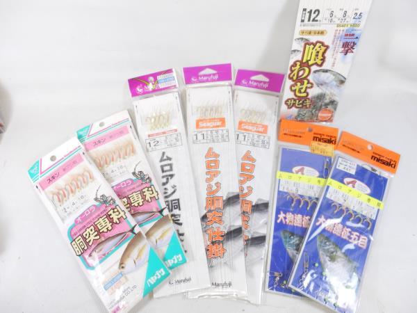 L船釣り 仕掛け 未使用 41点セット ムロアジ シマアジ ウイリー サビキ 青物 クッションゴム ハヤブサ 下田仕掛 の落札情報詳細 ヤフオク落札価格情報 オークフリー スマートフォン版