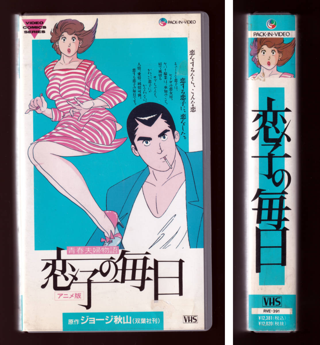 レア 「青春夫婦物語 恋子の毎日 アニメ版」ビデオ 原作: ジョージ秋山