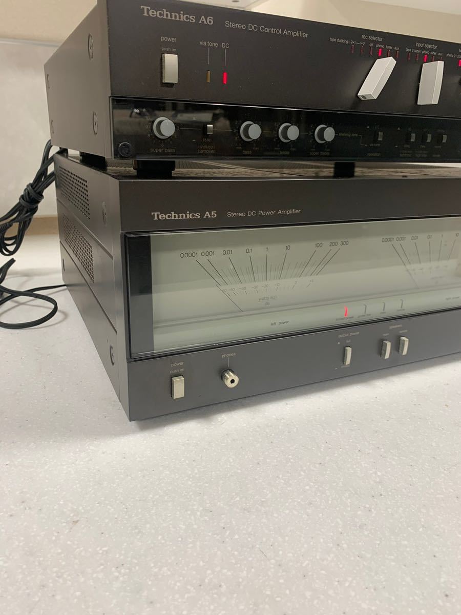 Technics SE-A5 SU-A6 テクニクス コントロールアンプ パワーアンプ
