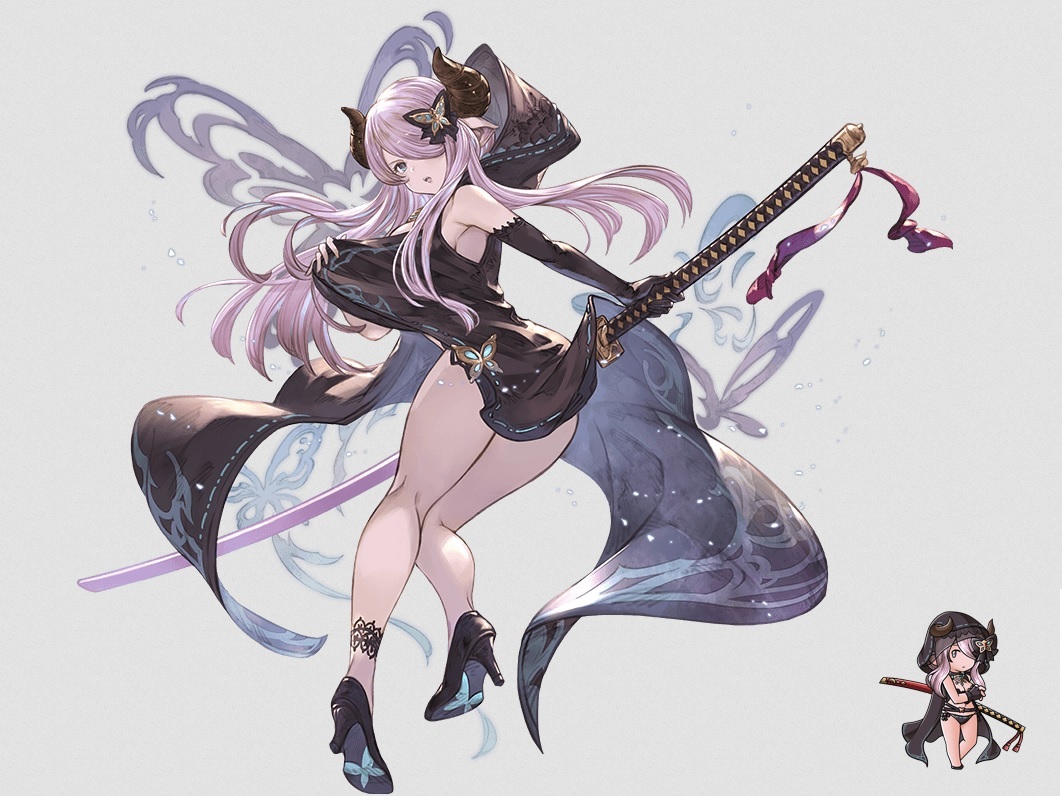 新品 グラブル シリアル コード グランブルーファンタジー 泡沫夢幻 胡蝶刃 Granblue Fantasy 特典 ナルメア用スキン Sレアチケット等 の落札情報詳細 ヤフオク落札価格情報 オークフリー スマートフォン版