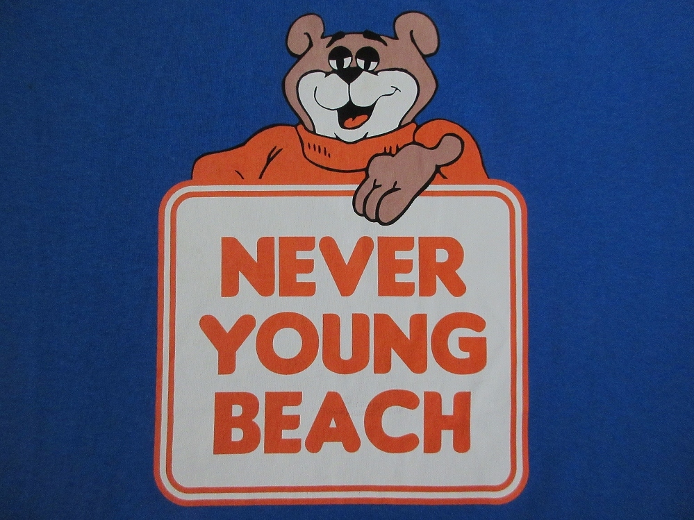 never young 暑 beach タオル ネバヤン グッズ