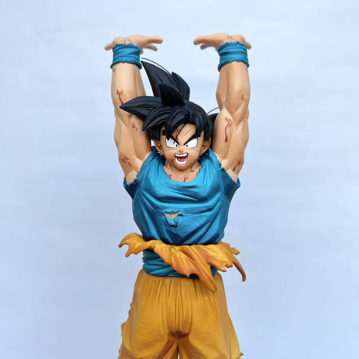 ドラゴンボール　リペイントフィギュア　バイバイ悟空　またな悟空　元気玉 目立った傷や汚れなし】ドラゴンボール フィギュア リペイント 元気玉