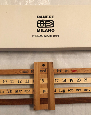 エンツォ•マリ　万年カレンダー　calendario Bilancia Calendario Bilancia | カレンダリオビランシア | Enzo Mari