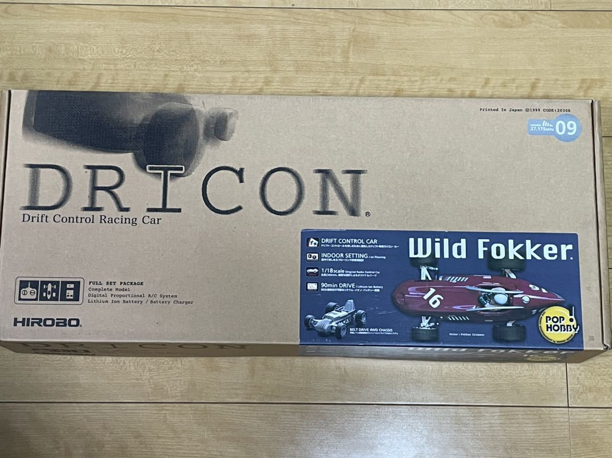 未使用に近い】ヒロボー ドリコン ワイルドフォッカー HIROBO DRICON