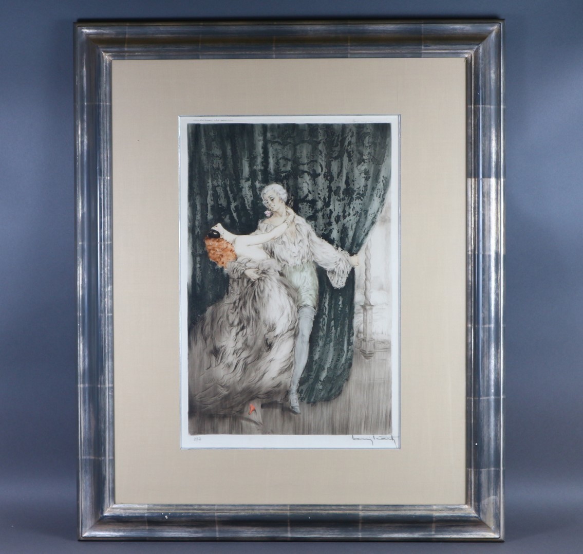 やや傷や汚れあり】Louis Icart(ルイ・イカール) 「CASANOVA」 282 