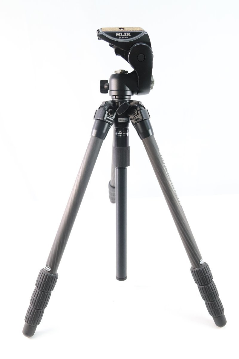【傷や汚れあり】SLIK スリック SH837 HD/CARBON カーボン 724 FA/SBH200 DQ/MONOPOD 350 N