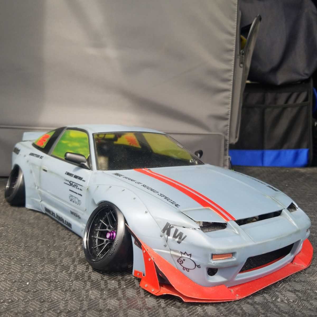 1/10 ADICTION NISSAN S13 長井利樹 未組み立て ボディ ホビーラジコン 