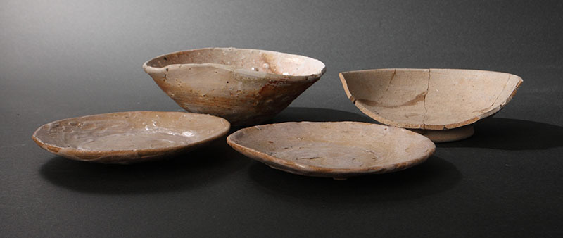 山茶碗と須恵器の2点 山茶碗 - 古美術 三坂堂 online shop