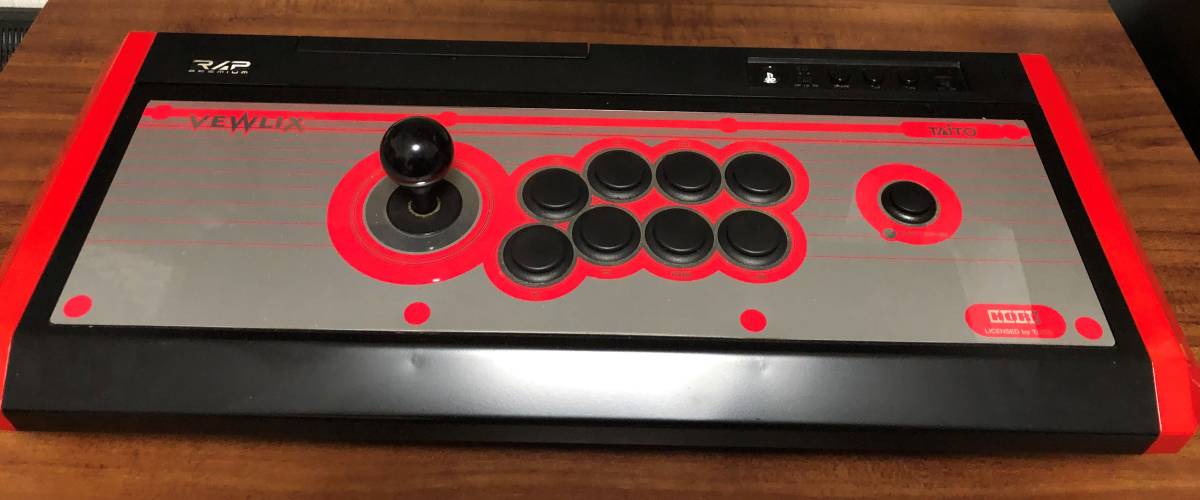 傷や汚れあり】HORI アーケードコントローラー アケコン VEWLIX REAL
