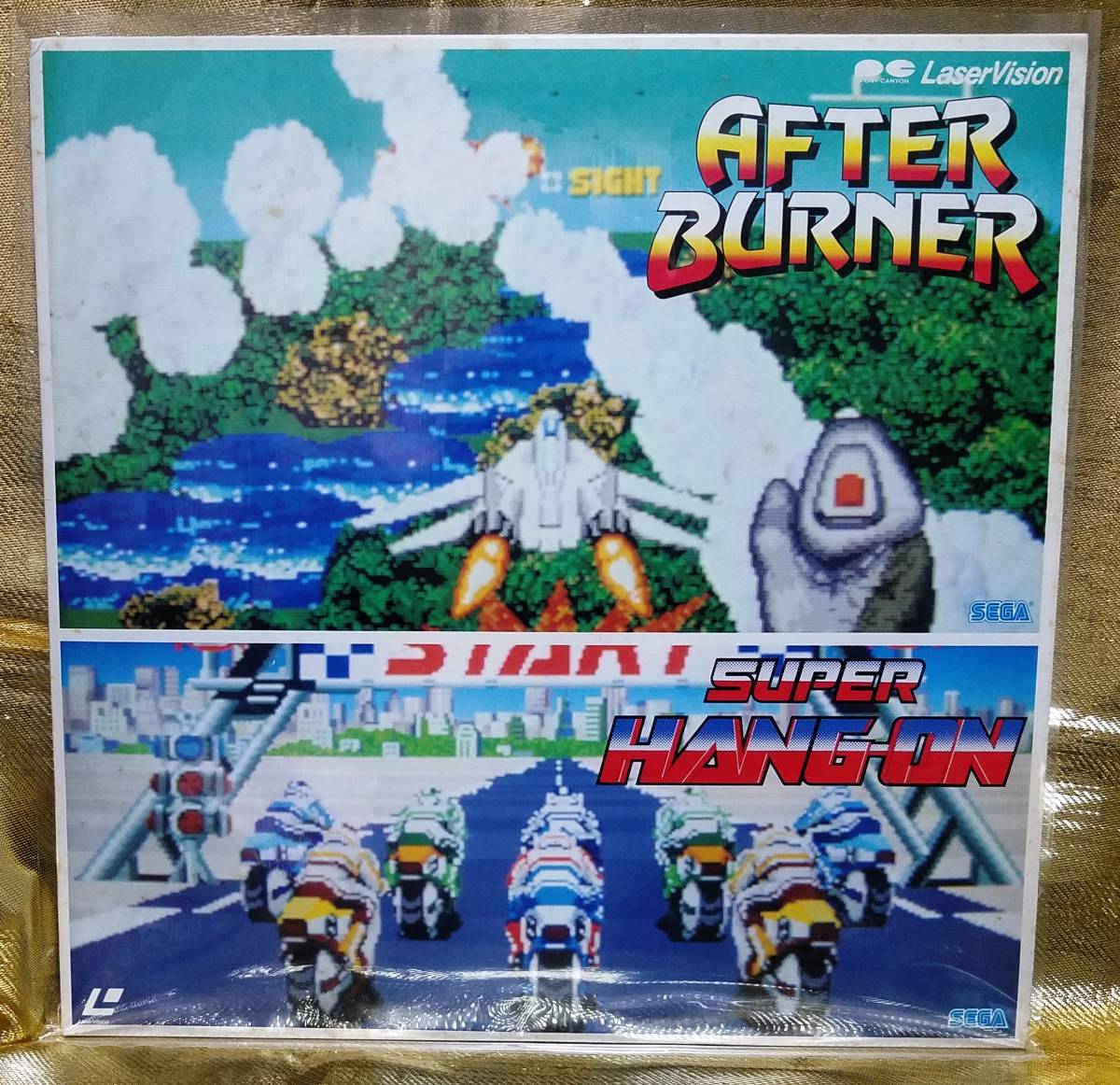 【やや傷や汚れあり】ゲーム攻略ビデオ（LD） アフターバーナー スーパーハングオン SEGAの落札情報詳細 ヤフオク落札価格検索 オークフリー