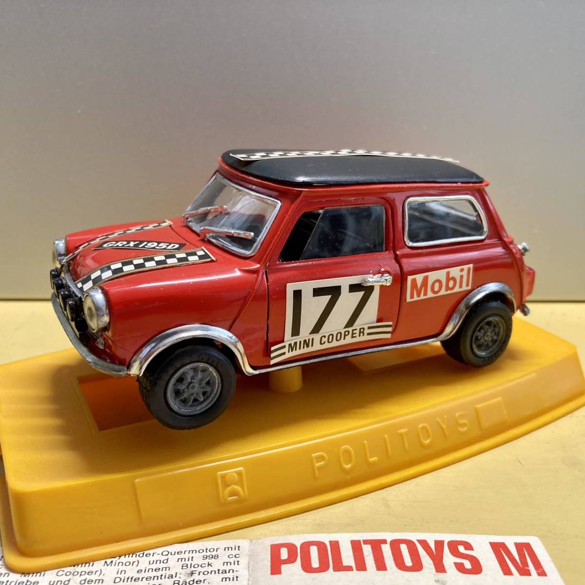 未使用に近い】Politoys ポリトーイ ヴィンテージ M582 Mini Cooper