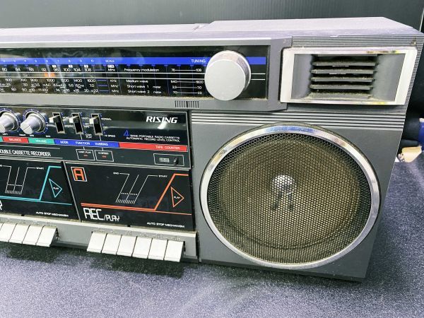 中古】HG【オーディオ】昭和レトロ RISING ステレオラジカセ RC-2030