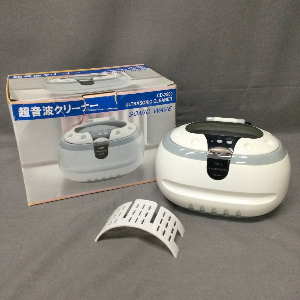 【傷や汚れあり】040727 211605 プラタ CODY ULTRASONIC CLEANER ウルトラソニック 超音波クリーナー 超音波