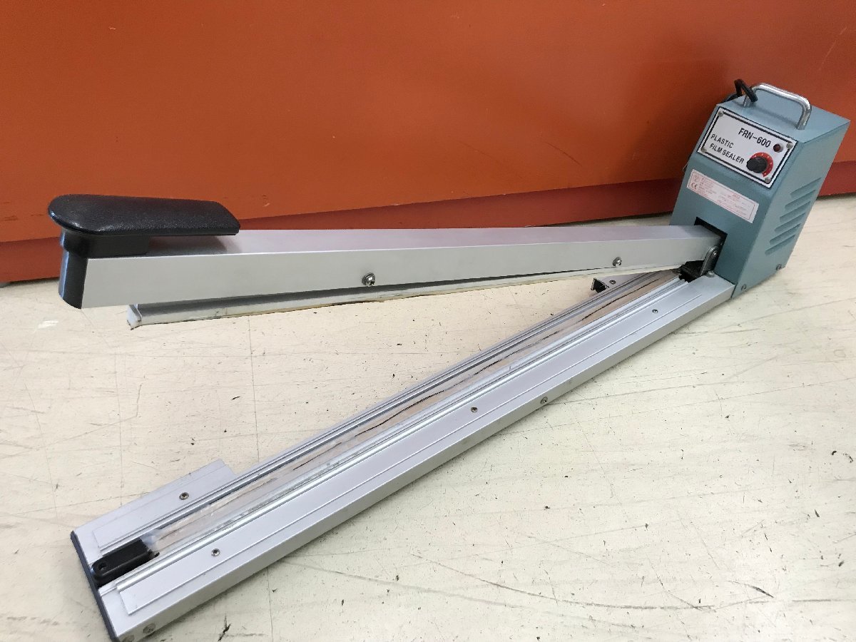 【傷や汚れあり】FRN600 卓上型 シーラー 600mm長尺 インパルスシーラー 大型サイズのシール 溶着 溶断 密封 機熱シール 梱包