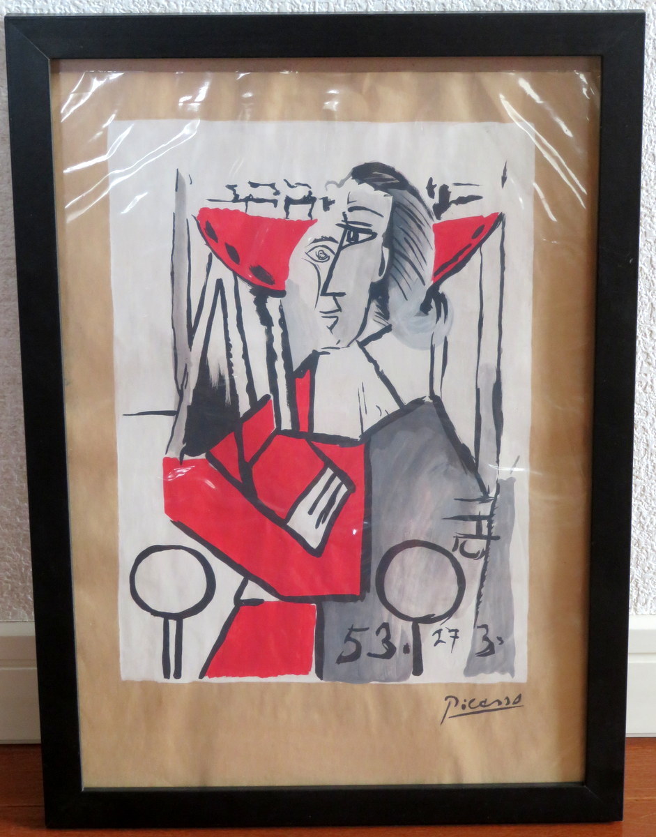 パブロ ピカソ ゲルニカ 1937年 ミクストメディア 油彩 水彩