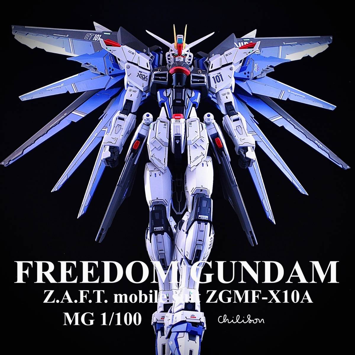 【徹底改修 全塗装 完成品】MG フリーダムガンダム Ver.2.0 1/100 ガンプラ SEEDの1番目の画像