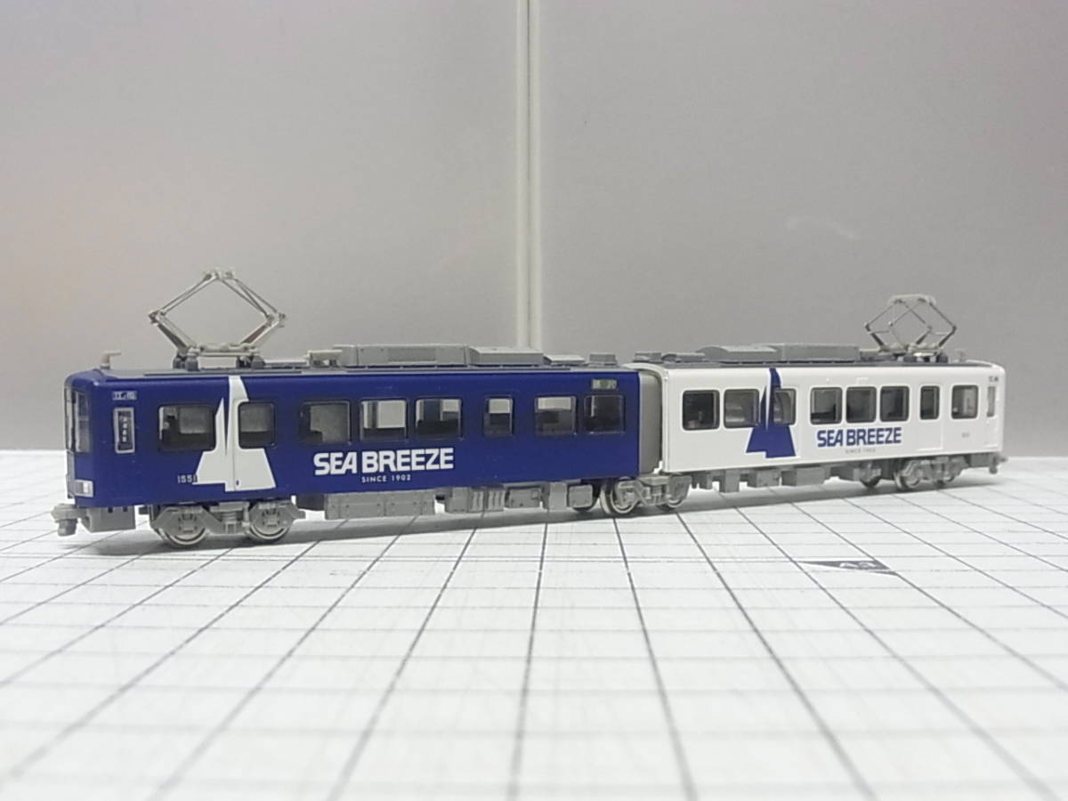 傷や汚れあり】【ジャンク品】MODEMO 江ノ島電鉄1500形「SEA BREEZE